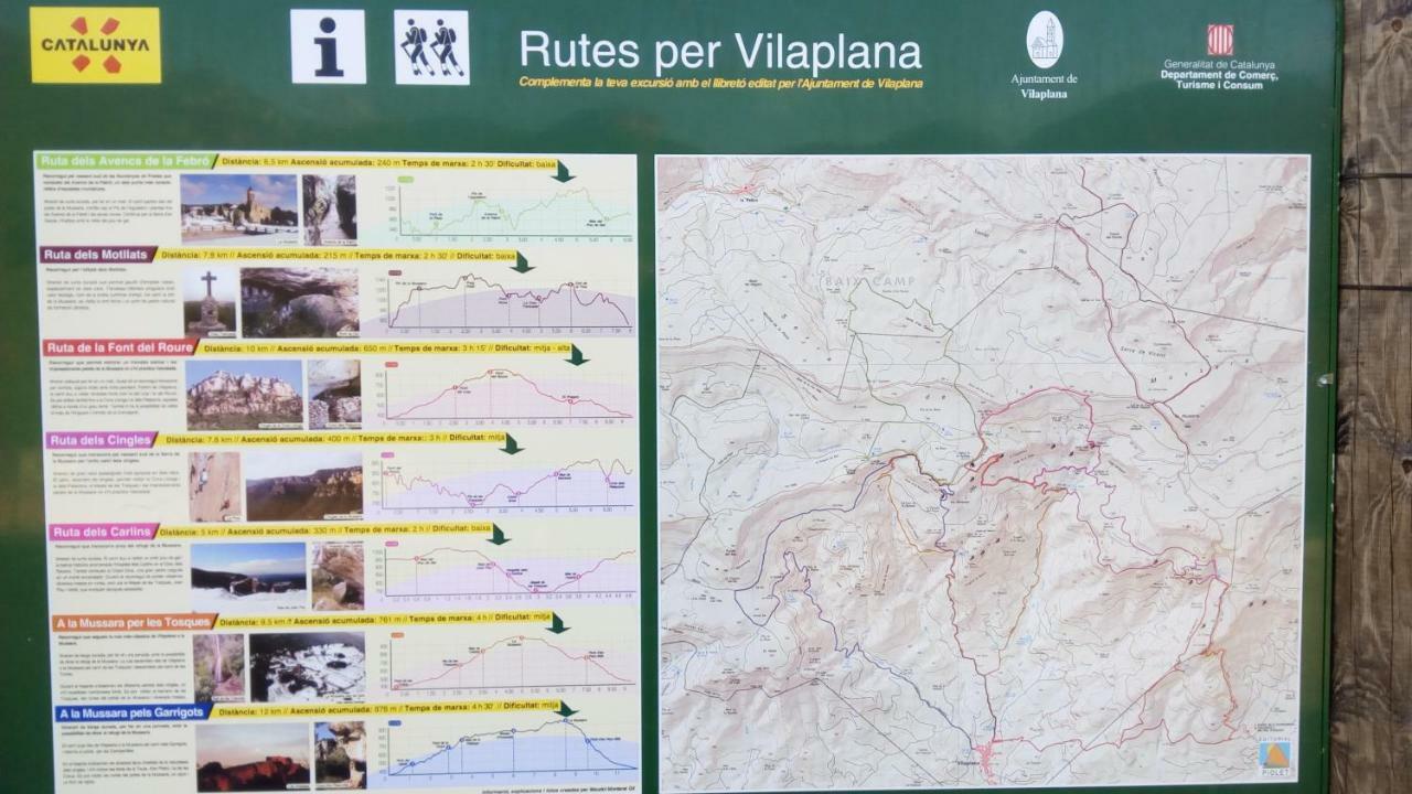 Apartament Rural Vilaplana エクステリア 写真